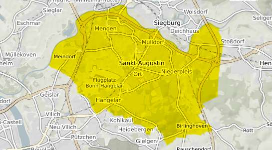 Immobilienpreisekarte Sankt Augustin